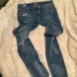 Mother The Looker Getting Rowdy Cut Jeans size 26
